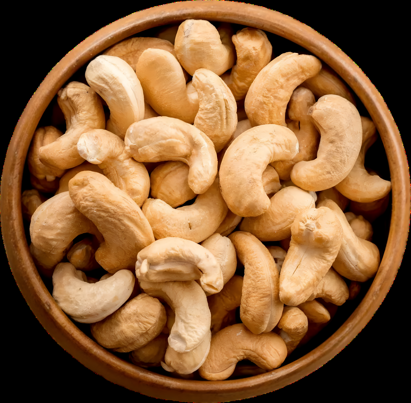 Cashew bowl top view