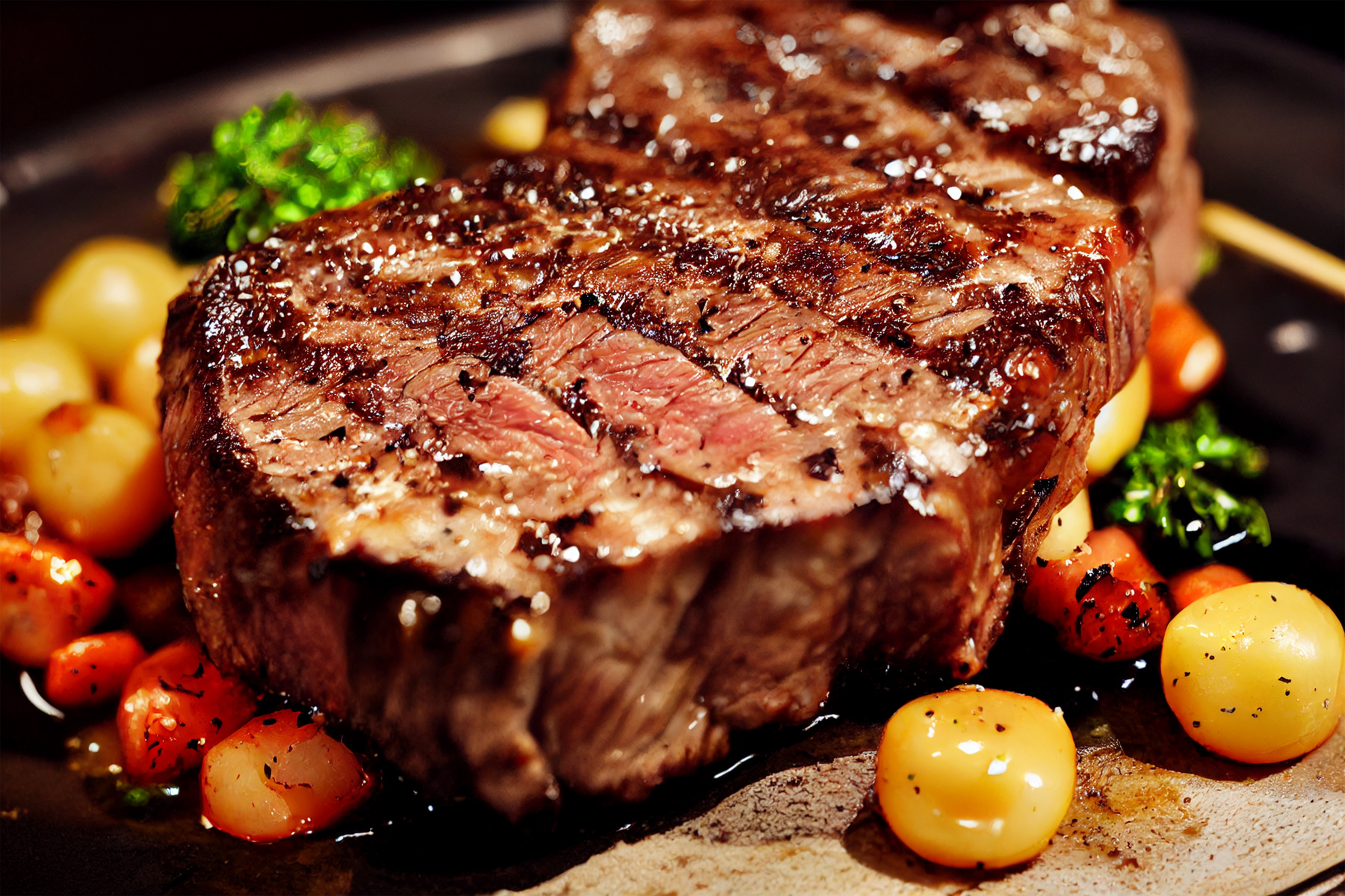Grilled Japanese Wagyu steak